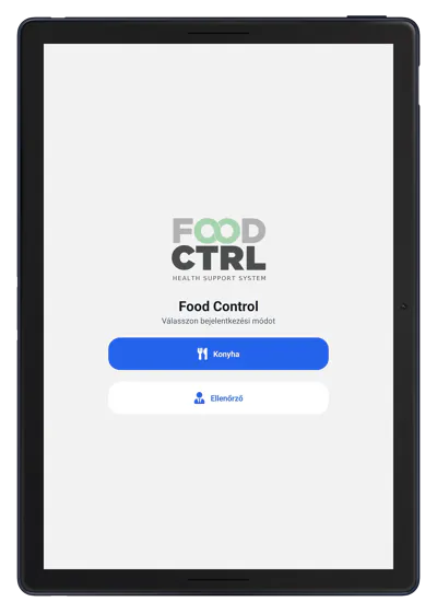 FoodCTRL applikáció